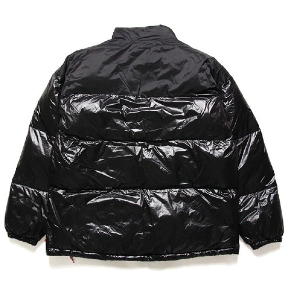 【完売モデル】シュプリーム ダウンジャケット リフレクター 黒 白 センターロゴ Supreme シュプリーム 2024AW Satin Applique Hooded Sweatshirt