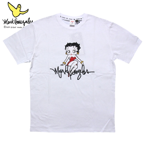 MARK GONZALES×BETTY BOOP サインロゴプリント S/S TEE 2G7-4306