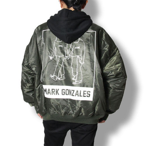 最大の割引 マークゴンザレス 80s MAー1 ナイロンジャケット - www.fc