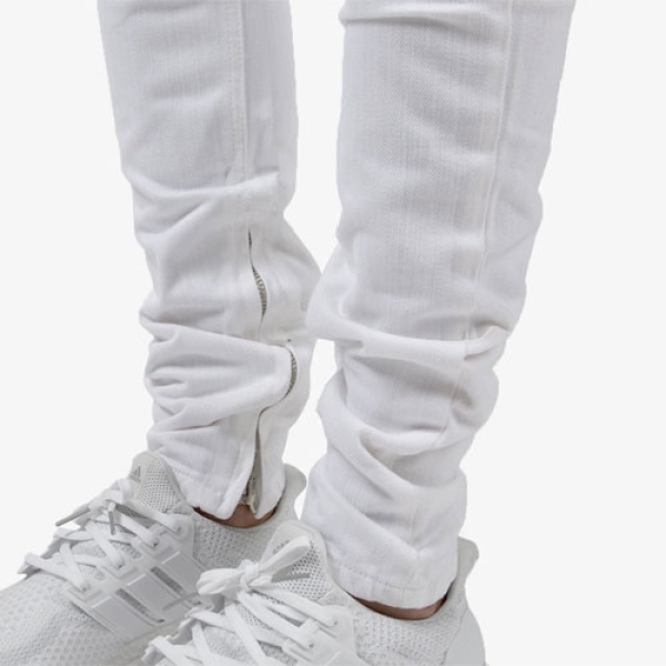 M1 STRETCH DENIM WHITE デニムパンツ|mnml|ストリートファッション