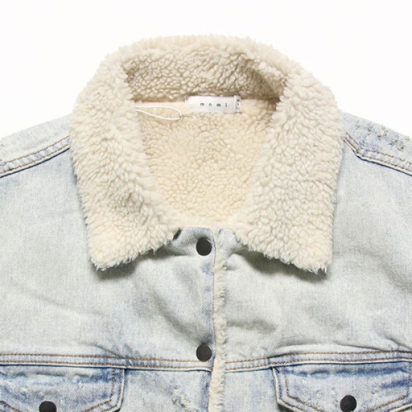 SHERPA DENIM TRUCKER 18ML-AW306Z デニムジャケット|ストリート SHERPA DENIM TRUCKER 18ML-AW306Z デニムジャケット|ストリート