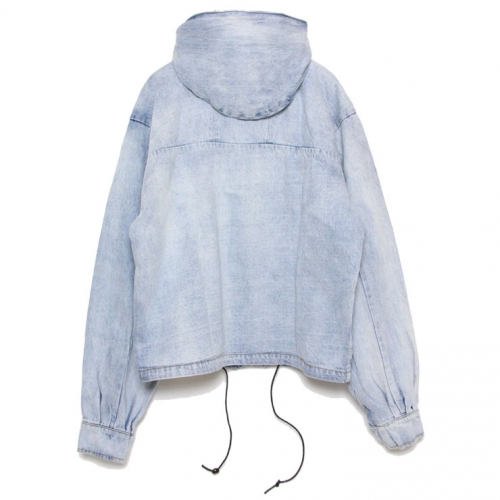 HOODED DENIM JACKET 19ML-AW527Z