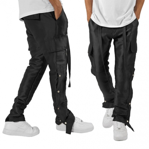 ブリヤンテス・レッド mnml ジッパー\u0026ボタンカーゴポケット