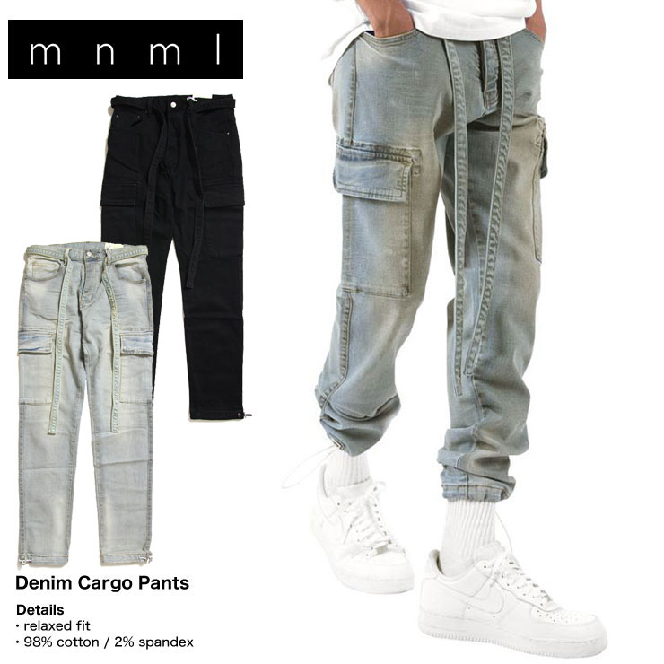 B系 ストリート系 | mnml | ミニマル | DENIM CARGO PANTS | デニム ...