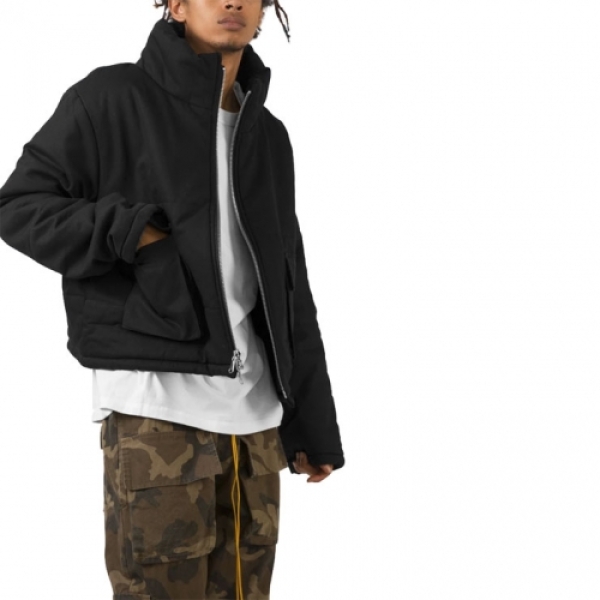 CROPPED PUFFER JACKET Vintage black 19ML-AW687Z ジャケット CROPPED PUFFER JACKET Vintage black 19ML-AW687Z ジャケット
