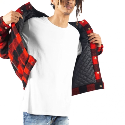 B系 ストリート系 | mnml | ミニマル | FLANNEL SHERPA JACKET black
