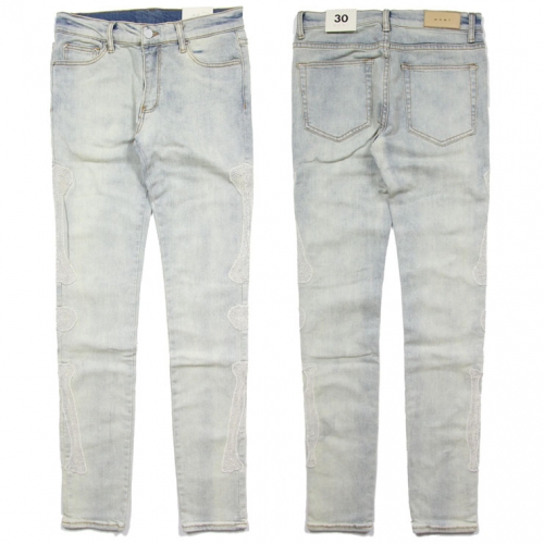 X199 STRETCH SKELETON DENIM LT BLUE X199 STRETCH SKELETON DENIM LT BLUE
