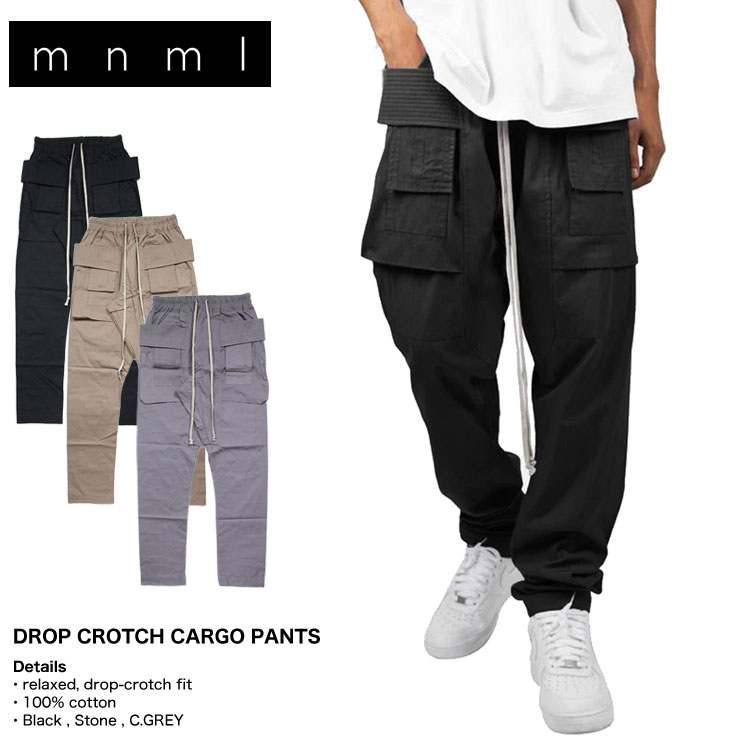 mnml | Drop Crotch Cargo Pants - ワークパンツ