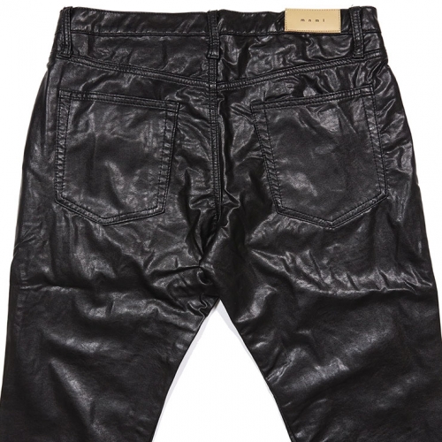 B系 ストリート系 | mnml | ミニマル | B169 LEATHER FLARE DENIM