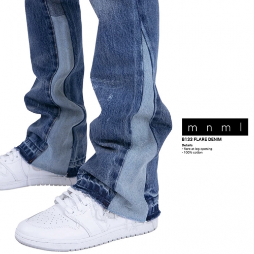 B系 ストリート系 | mnml | ミニマル | B133 FLARE DENIM | フレア