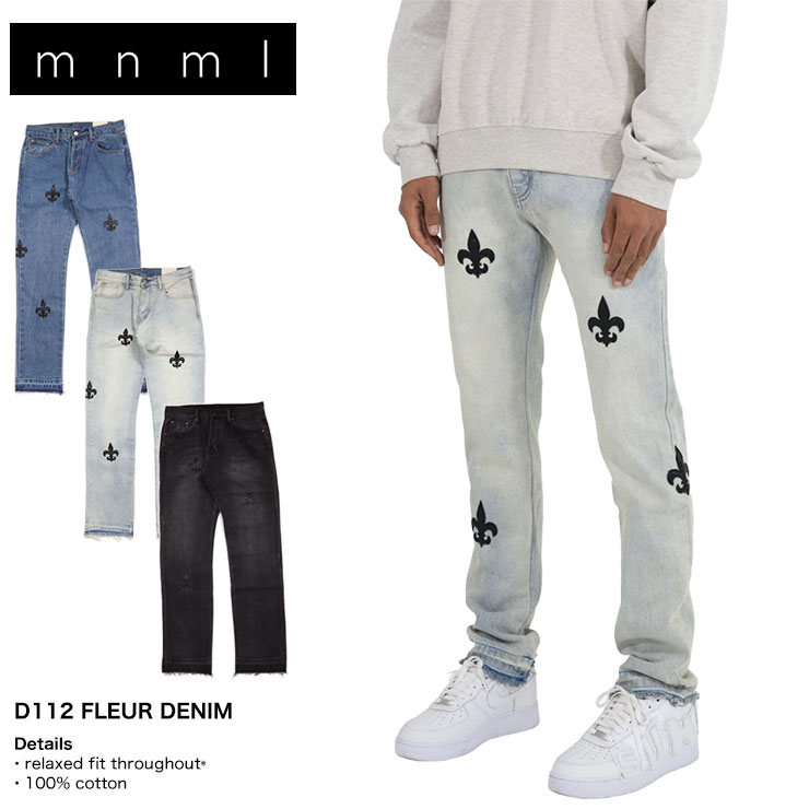 mnml | ミニマル | D112 FLEUR DENIM | デニムパンツ ジーンズ