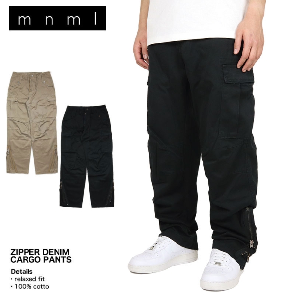 ZIPPER DENIM CARGO PANTS カーゴパンツ ワークパンツ | ASYLUM