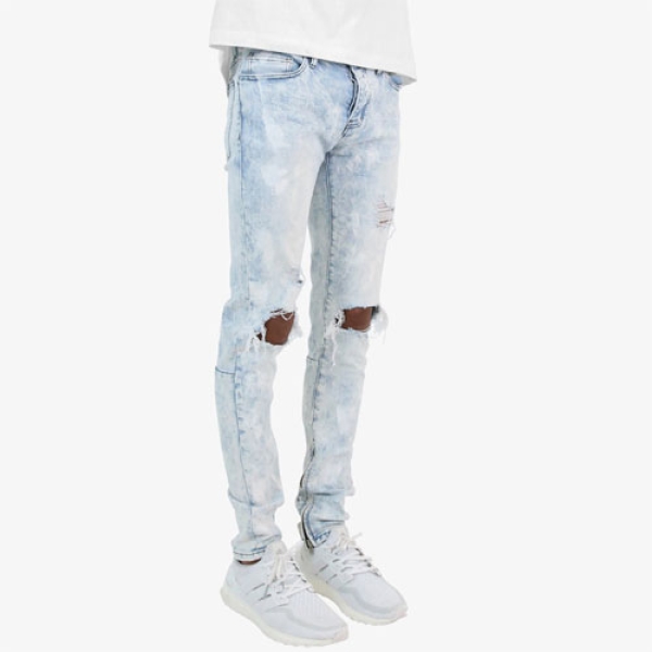 M55 STRETCH DENIM BLUE デニムパンツ|mnml|ストリートファッション