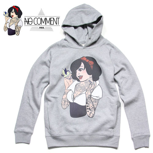【即日発送】NO COMMENT PARIS PULLOVER BLANCHE NEIGE TATOO