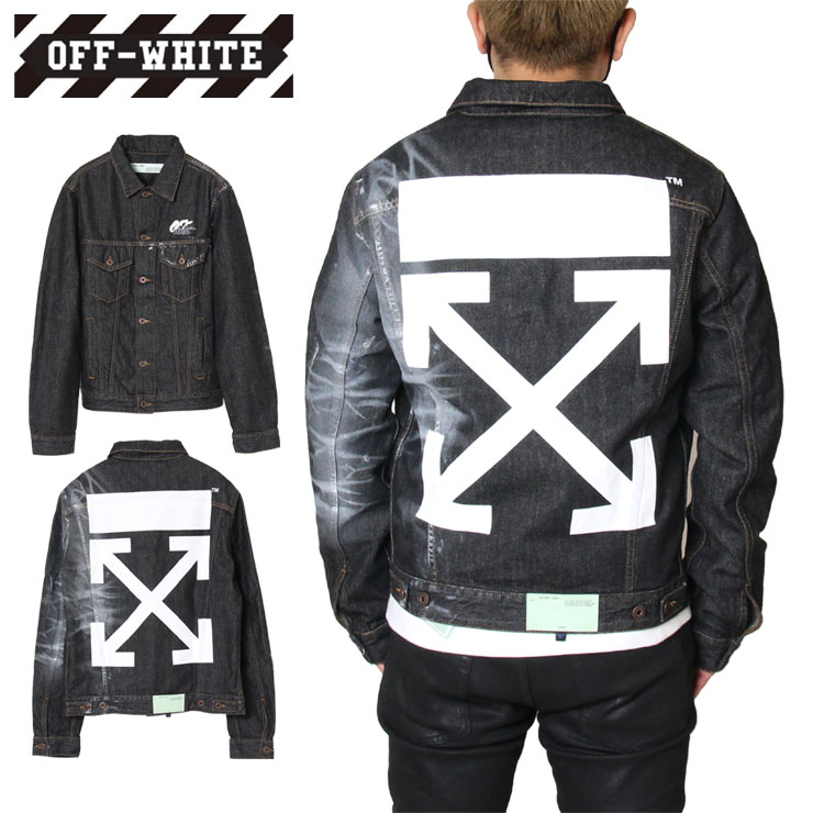 B系 ストリート系 | OFF-WHITE | オフホワイト | ARROW SLIM DENIM JKT ...