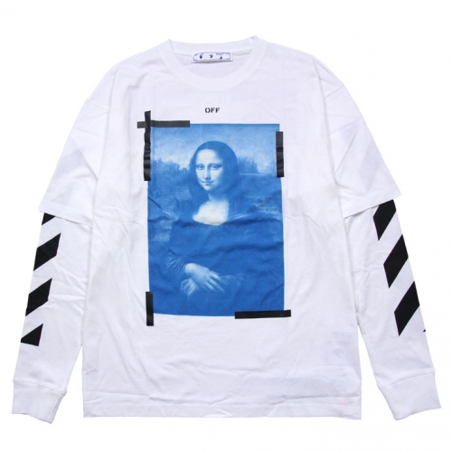 【入手困難】Off-White シャツ モナリザ 長袖ストライプシャツ XL