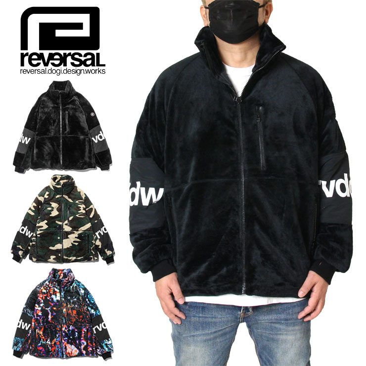 リバーサル 3 COLORS FLEECE JKT rv19aw004