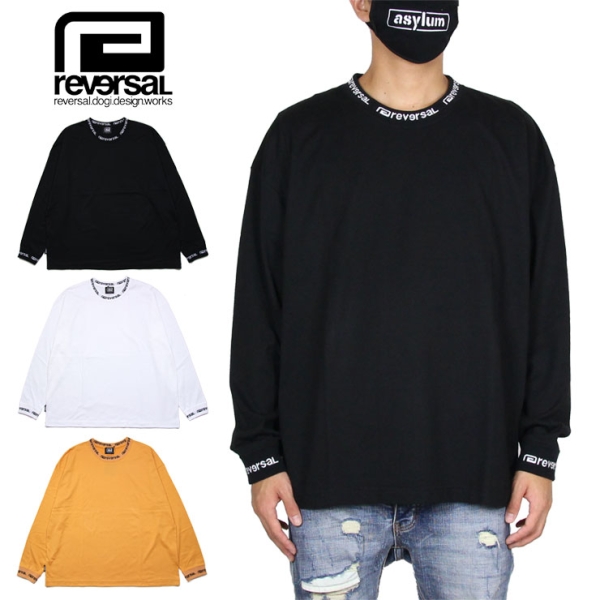 LOGO RIB LONG SLEEVE rv20aw103 ロンT 長袖Tシャツ|reversal