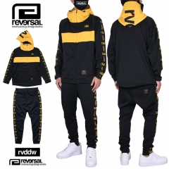 SIDE TAPE SHELL JACKET rv18ss028 + SIDE TAPE JOGGER PANTS rv18ss030