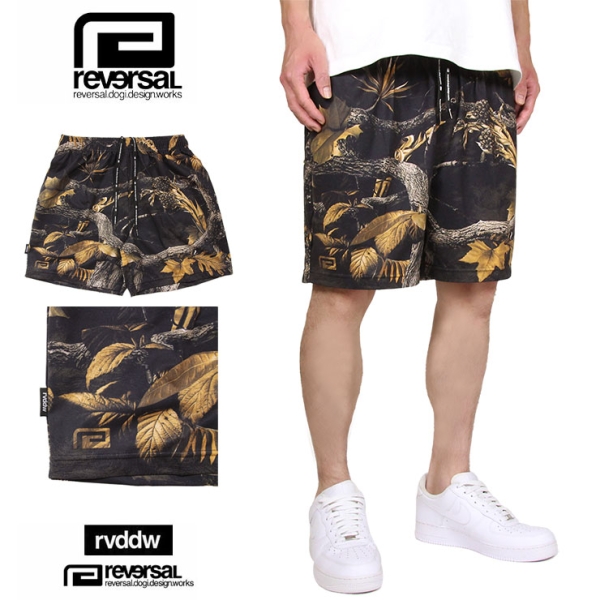 BOTANICAL CAMO JERSEY SHORTS rv21aw501 ショートパンツ ハーフ