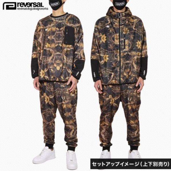BOTANICAL CAMO BOA FLEECE JOGGER PANTS rv21aw404b ジョガー