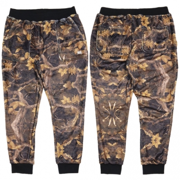 BOTANICAL CAMO BOA FLEECE JOGGER PANTS rv21aw404b ジョガー