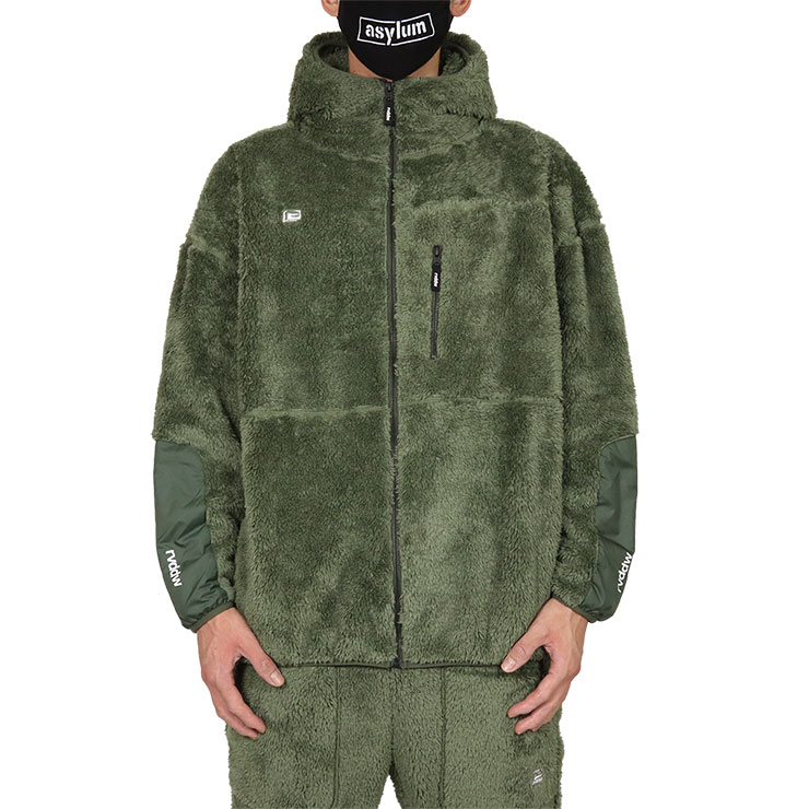 B系 ストリート系 | reversal | リバーサル | URBAN BOA FLEECE BIG SILHOUETTE SWEAT PARKA rv21aw207 | ジップパーカー