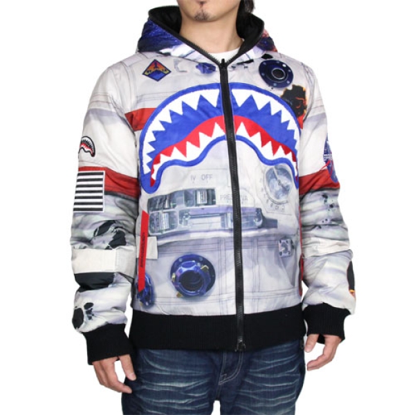 ASTRONAUT PATCHES-REVERSIBLE C5016 リバーシブルダウン ASTRONAUT PATCHES-REVERSIBLE C5016 リバーシブルダウン
