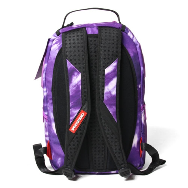 【未使用】Sprayground シャークマウスバックパックパープルグリッター 未使用】Sprayground シャークマウスバックパックパープル