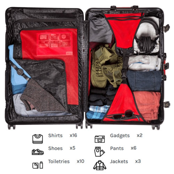 CAMO SHARK LARGE LUGGAGE 17SGH-CL07 L キャリーケース|SPRAY GROUND