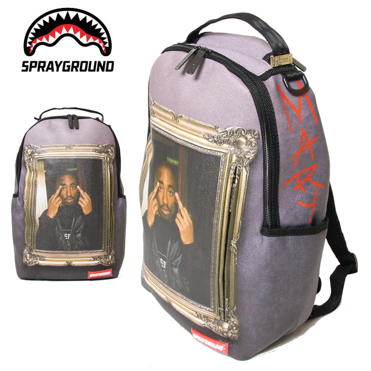 Sprayground Tupac Golden Boy Backpack IUCN Water