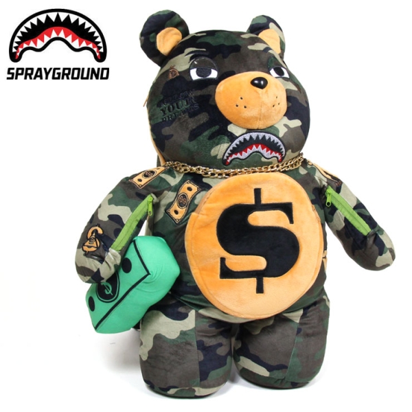 MONEY BEAR BACKPACK B2784 ぬいぐるみリュック バックパック|SPRAY