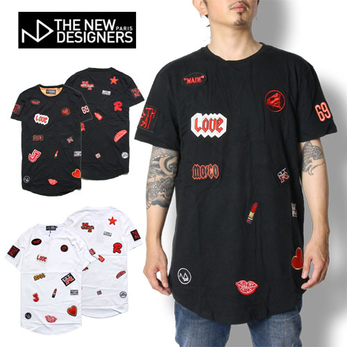 B系 ストリート系 | THE NEW DESIGNERS | ニューデザイナーズ | PATCHY RED W16139ND | Tシャツ