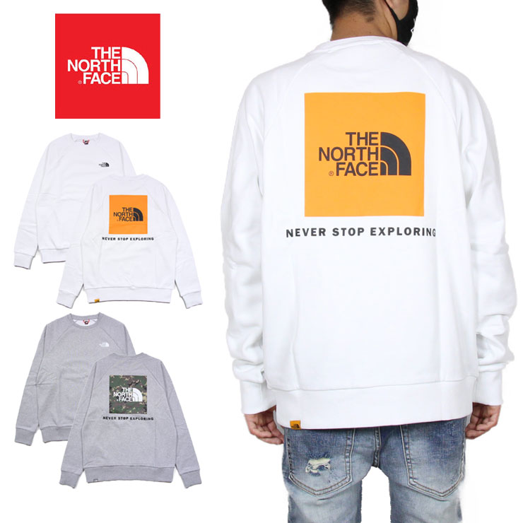 M RAGLAN REDBOX CREW NF0A3RZ2/スウェット トレーナー M RAGLAN REDBOX CREW NF0A3RZ2/スウェット トレーナー