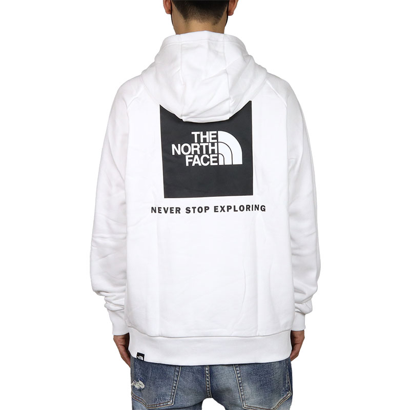 【新品未使用】 ノースフェイス THE NORTH FACE パーカー MENS RAGLAN BOX HOODIE 大きいサイズ NF0A2ZWU 【Sサイズ/BRICK HOUSE RED】