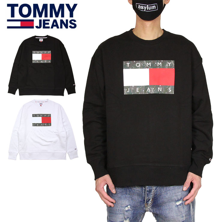 20 TJM CAMO FLAG CREW DM0DM11008｜TOMMY HILFIGERASYLUM[アサイラム]