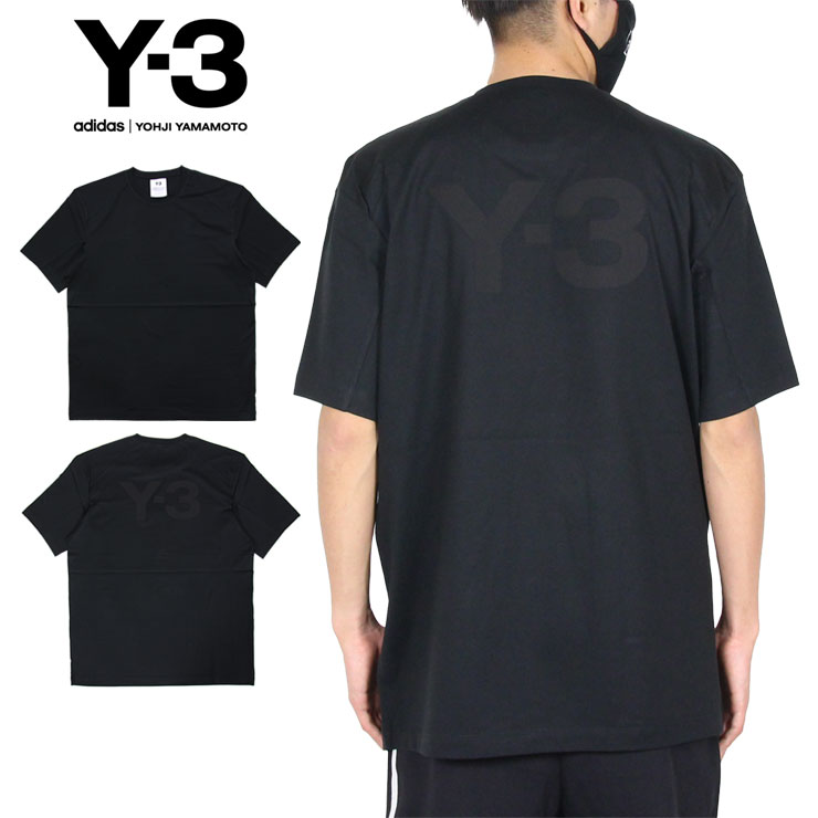 Y-3 Tシャツ fn3348 black BACK LOGO SS TEE